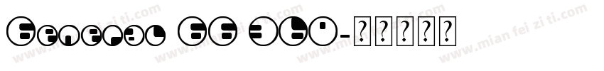 General GG 360字体转换